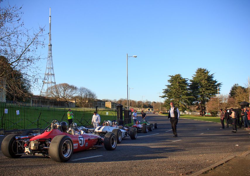 Ron Howard's "Rush" (2013) filming in Crystal Palace Park